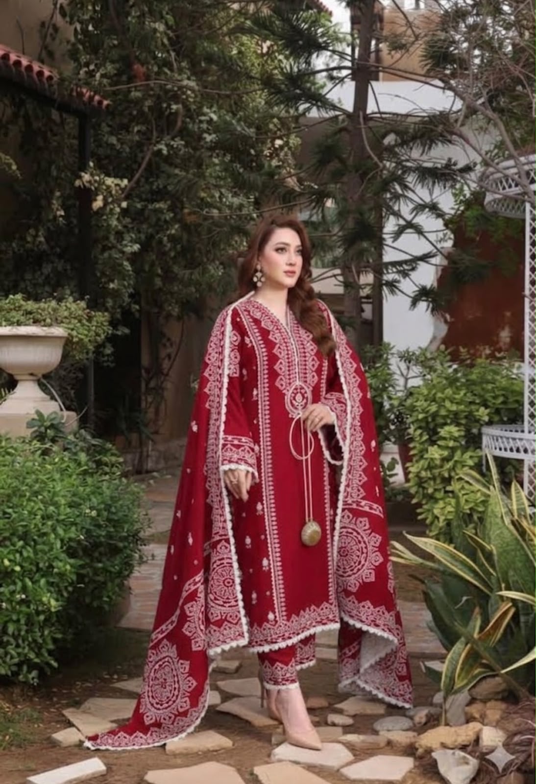 BRAND:*ANEELA'S* lawn embroidered hit code unstitced 3pc✓
