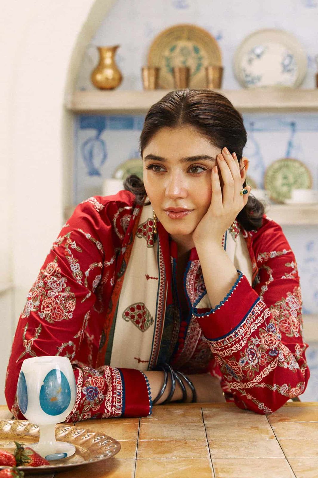 BRAND:*ZARA-SHAHJAHAN* dhanak embroidered luxury unstitched 3pcs