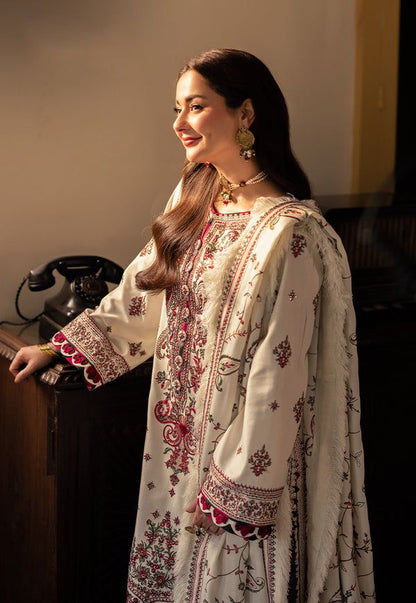 BRAND:*ASIM JOFA* dhanak embroidered luxury unstitched 3pc