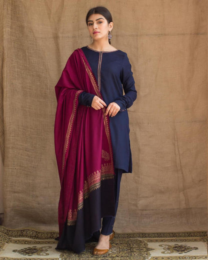 BRAND:*DYOT* dhanak embroidered hit code unstiched 3pc