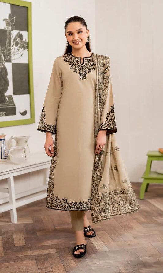 BRAND:*GARNET* dhanak embroidered hit code unstiched 3pc