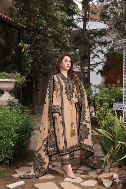 BRAND:*ANEELA'S* lawn embroidered hit code unstitced 3pc✓