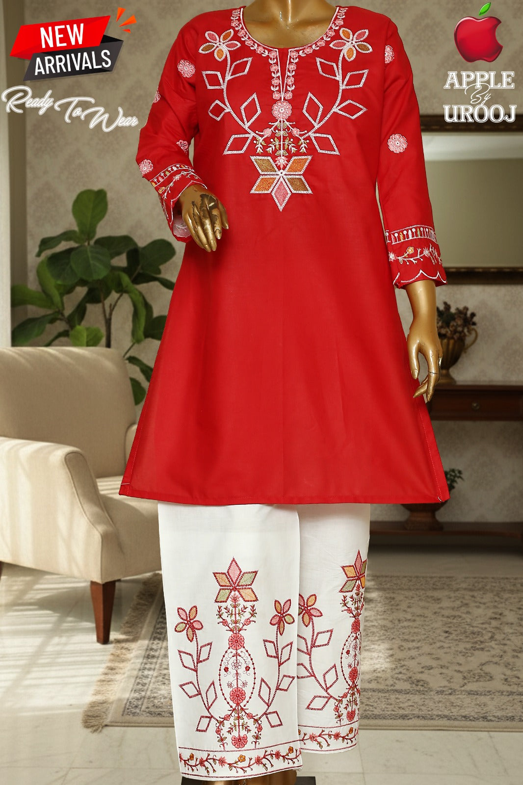 Premium Embroidered 2-Piece Suit for Women | Elegant Lawn Collection ✨