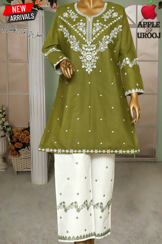 Premium Embroidered 2-Piece Suit for Women | Elegant Lawn Collection ✨